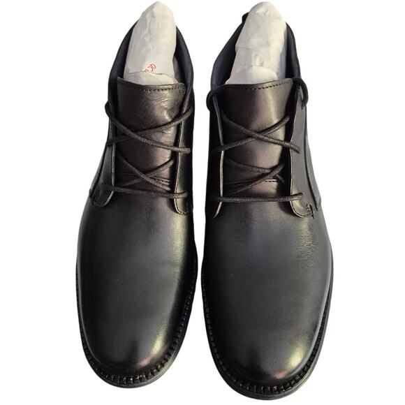 Cole Haan Men Black Leather US 8M Original Grand Chukka Boots C28212 main image 2